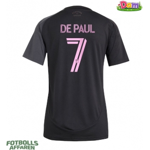 Inter Miami Rodrigo De Paul #7 Bortatröja Kvinnor 2025-26 Kortärmad